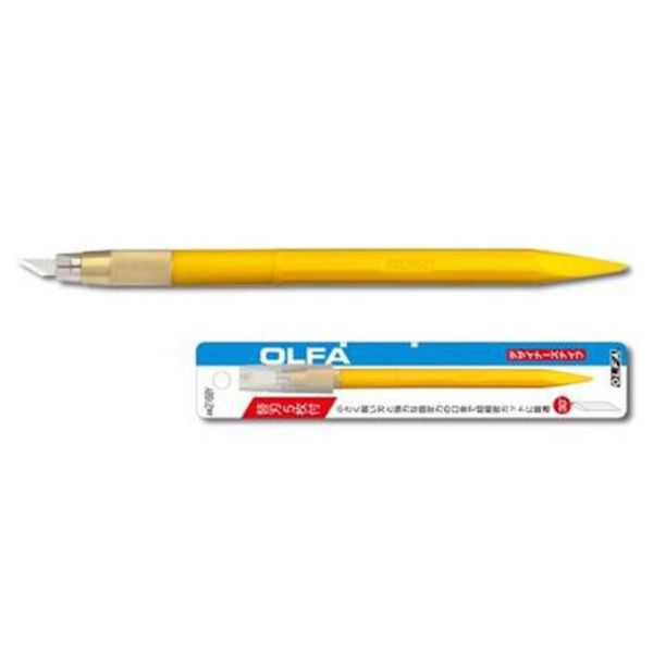OLFA 216BY 筆刀 黃色 30度 (附刀片5入) 