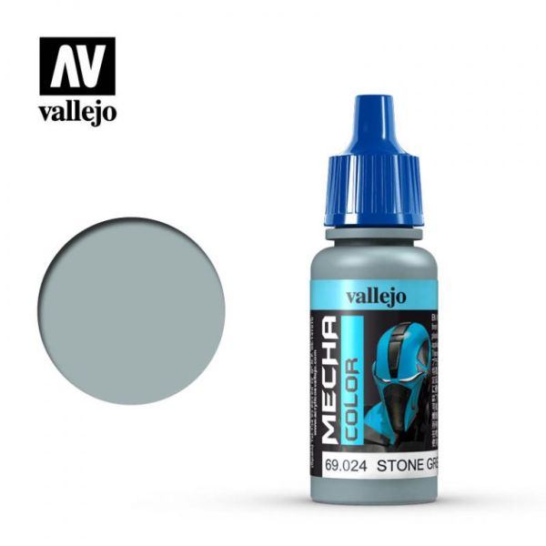 Acrylicos Vallejo AV水漆 機甲色彩 Mecha Color 024 69024 石頭灰色 Stone Grey 17ml 