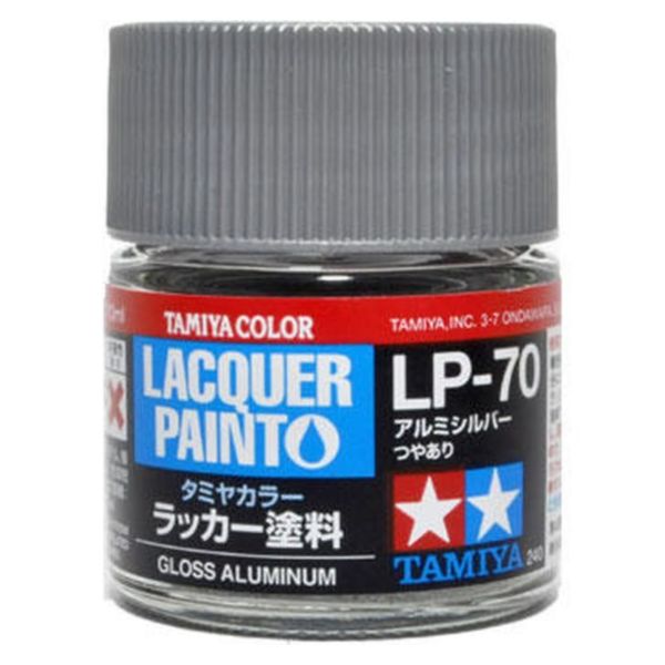TAMIYA 田宮 硝基 LP-70 亮光 高光鋁 Gloss Aluminum 10ml 