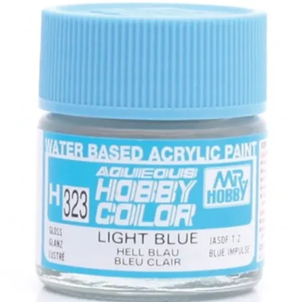 GUNZE 環保水性漆 H323 光澤亮藍色 10ml 