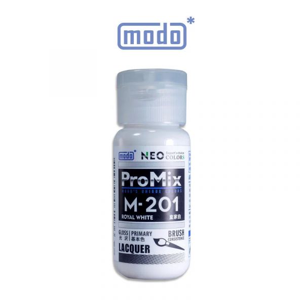 modo摩多製造所 NEO M-201 M201 皇家白 30ML 模型漆 