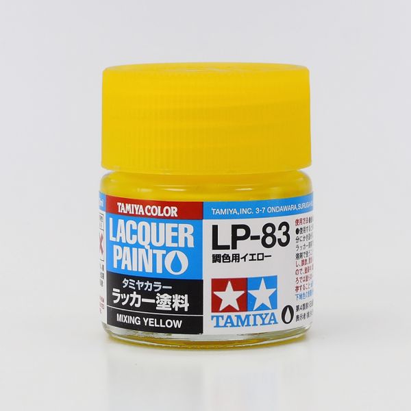 TAMIYA 田宮 硝基 LP-83 亮光 調色用黃 Mixing Yellow 10ml 