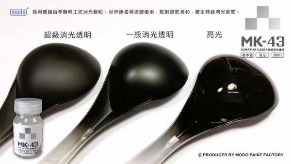 modo摩多製造所 NEO MK-43 MK43 超級消光透明 30ML 模型漆 