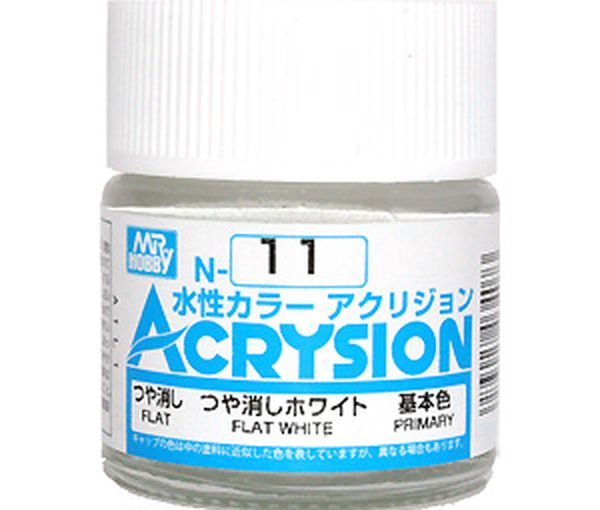 GUNZE 環保水性漆 N-11 消光 消光白色 10ml 