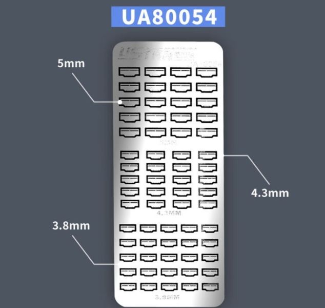 U-STAR 優速達 UA80054 模型細節裝飾蝕刻改造套件-D 噴氣孔 (3.8mm~5.0mm) 