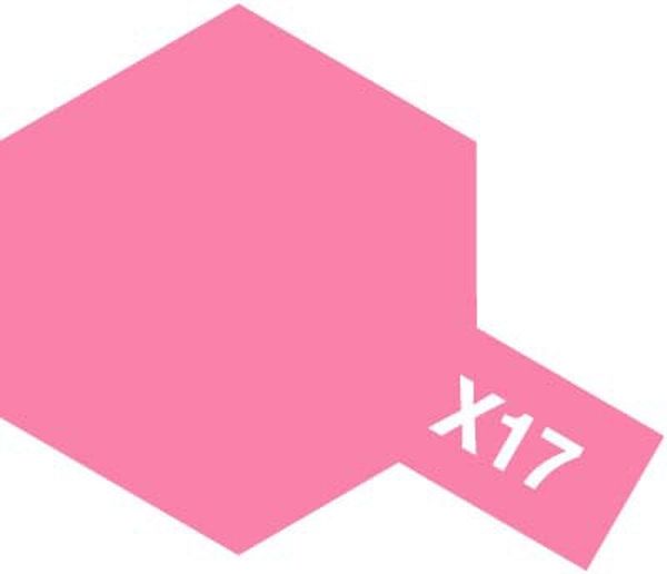 TAMIYA 田宮 水性 X-17 亮光 粉紅 Pink 10ml 