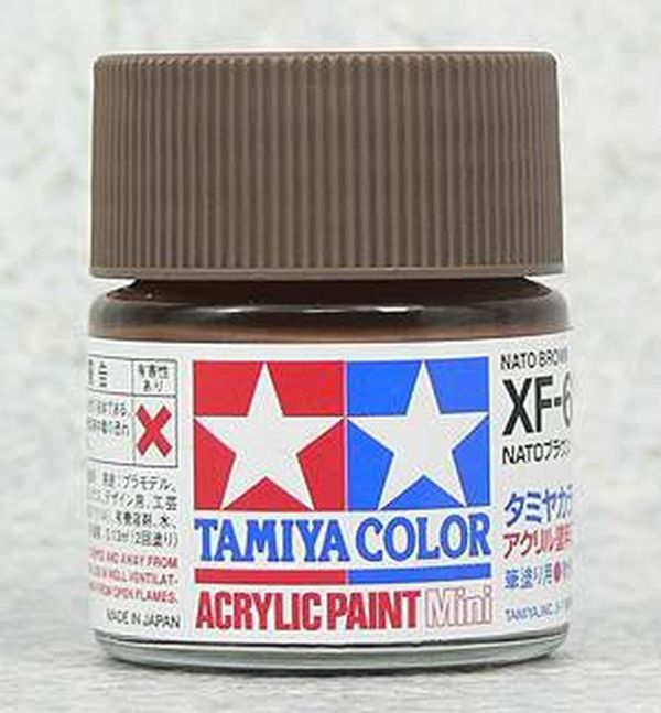 TAMIYA 田宮 水性 XF-68 消光 聯軍棕 Nato Brown 10ml 