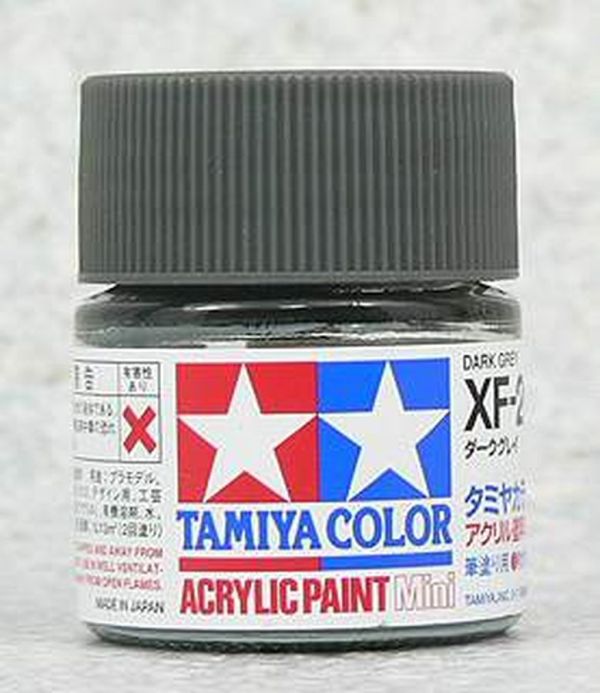 TAMIYA 田宮 水性 XF-24 消光 深灰 Dark Grey 10ml 