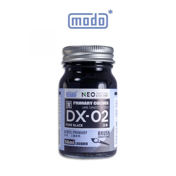 modo摩多製造所 NEO DX-02 DX02 正黑 家庭號 50ML 模型漆 modo摩多製造所 NEO DX-02 DX02 正黑 家庭號 50ML 模型漆