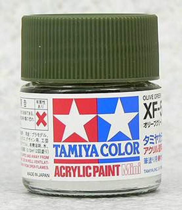 TAMIYA 田宮 水性 XF-58 消光 橄欖綠 Olive Green 10ml 
