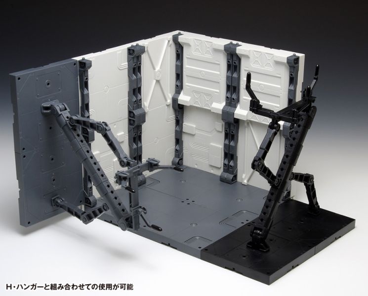 WAVE HH-024 格納庫專用 固定手臂支架組(黑色) 