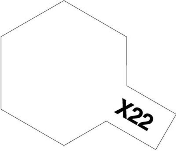 TAMIYA 田宮 水性 X-22 亮光漆 Clear 10ml 