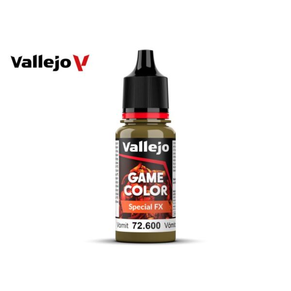 Acrylicos Vallejo AV水漆 遊戲色彩 Game Color 72600 嘔吐色 Vomit 
