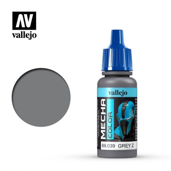 Acrylicos Vallejo AV水漆 機甲色彩 Mecha Color 039 69039 灰色 Z Grey Z 17ml 