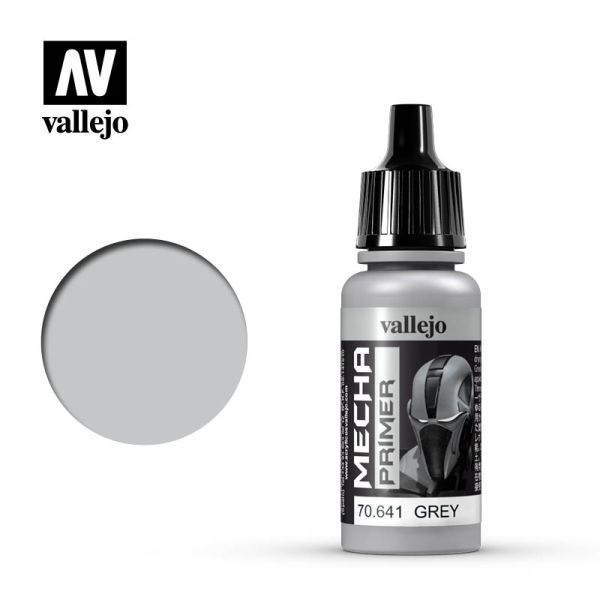 Acrylicos Vallejo AV水漆 機甲色彩 Mecha Color 077 70641 灰色底漆 Grey 17ml 
