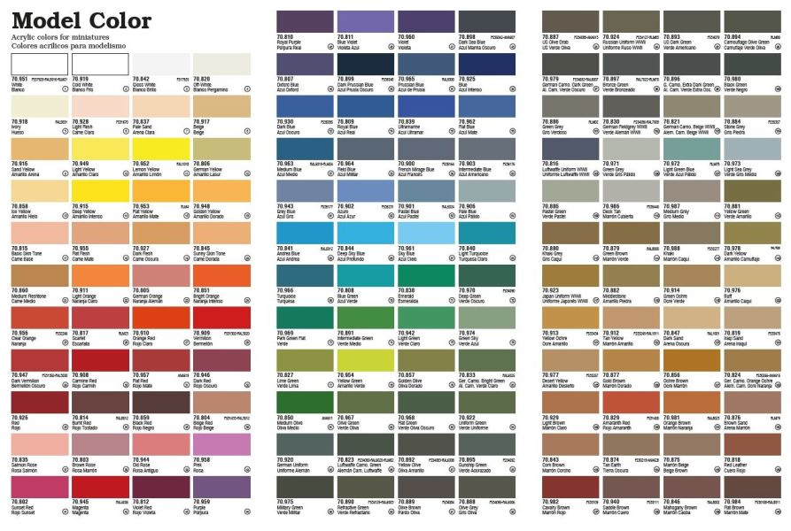 Acrylicos Vallejo AV水漆 模型色彩 Model Color 176 70999 銅色（金屬色） Copper 17ml 