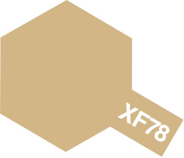 TAMIYA 田宮 水性 XF-78 消光 木甲板色 Wooden Deck Tan 10ml 