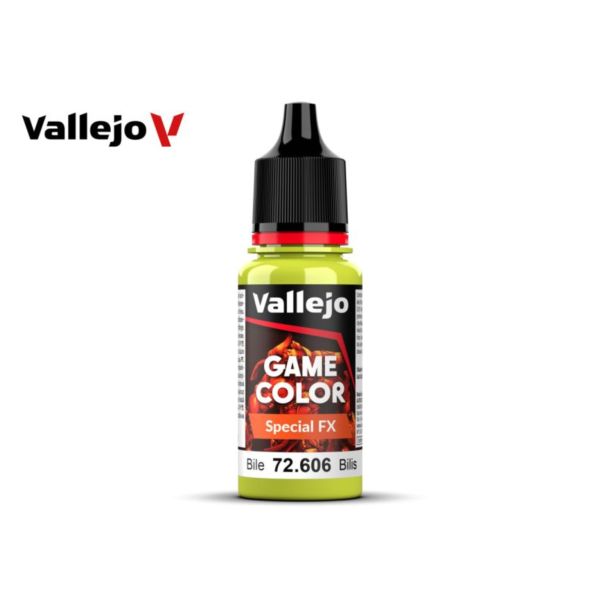 Acrylicos Vallejo AV水漆 遊戲色彩 Game Color 72606 膽汁色 Bile 