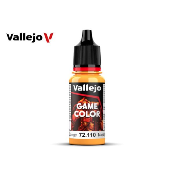Acrylicos Vallejo AV水漆 遊戲色彩 Game Color 72110 夕陽橘色 Sunset Orange 