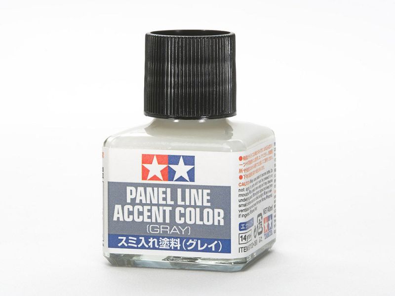 TAMIYA 田宮 墨線液 灰色 PANEL LINE ACCENT COLOR (GRAY) 40ml #87133 