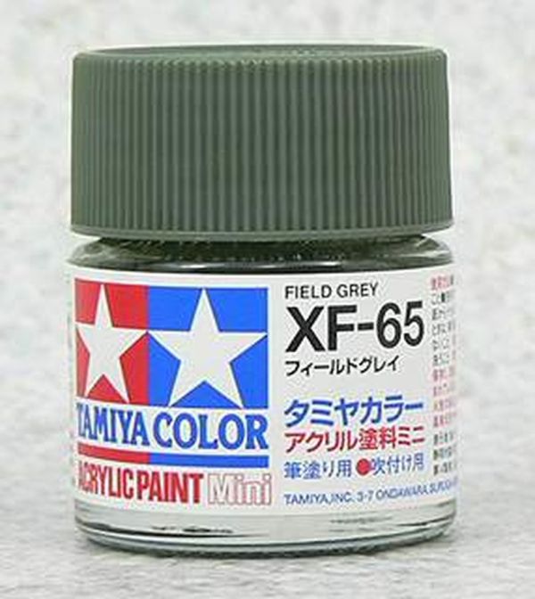 TAMIYA 田宮 水性 XF-65 消光 原野灰 Field Grey 10ml 