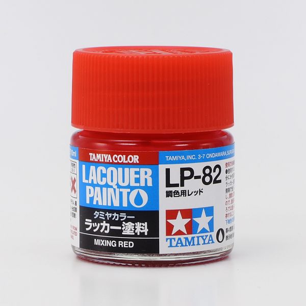 TAMIYA 田宮 硝基 LP-82 亮光 調色用紅 Mixing Red 10ml 