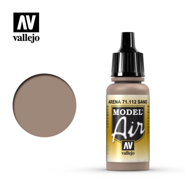 Acrylicos Vallejo AV水漆 71112 模型噴塗色彩 Model Air 沙色 Sand 17ml 