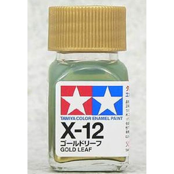 TAMIYA 田宮 油性 X-12 亮光 金 Gold Leaf 10ml 