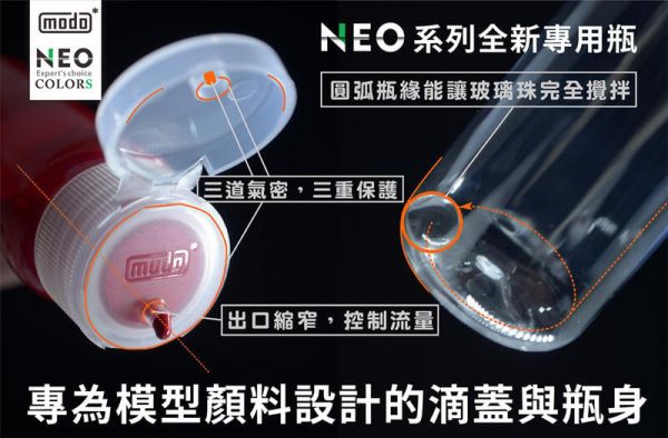 modo摩多製造所 NEO M-050 M050 透明黑 30ML 模型漆 
