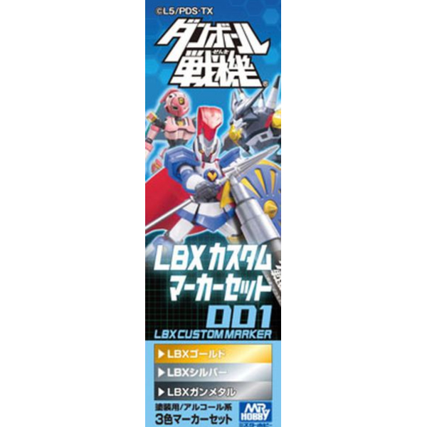 GUNZE 鋼彈麥克筆套裝組 LMS101 紙箱戰機專用 3色 