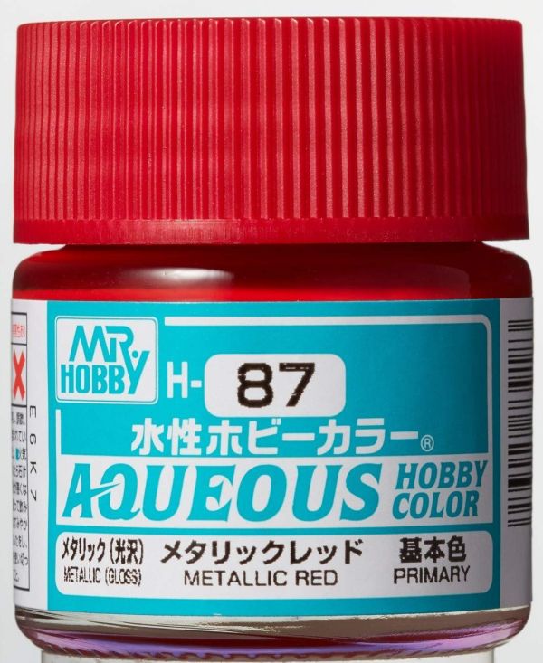 GUNZE 環保水性漆 H87 金屬紅色 10ml 