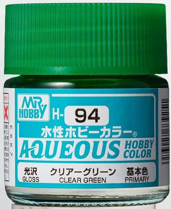 GUNZE 環保水性漆 H94 透明綠色 10ml 