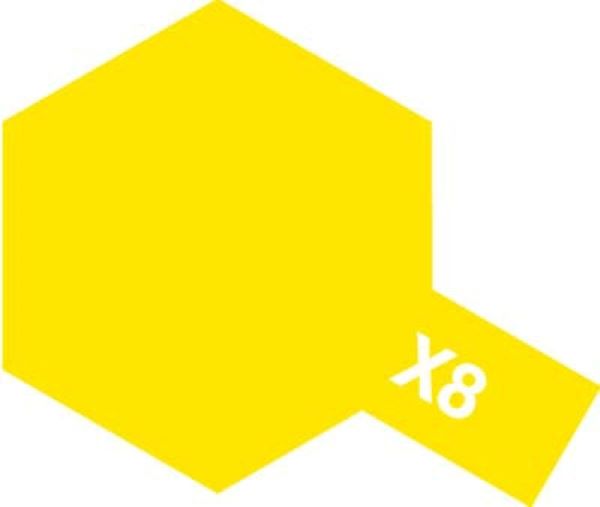 TAMIYA 田宮 油性 X-8 亮光 檸檬黃 Lemon Yellow 10ml 