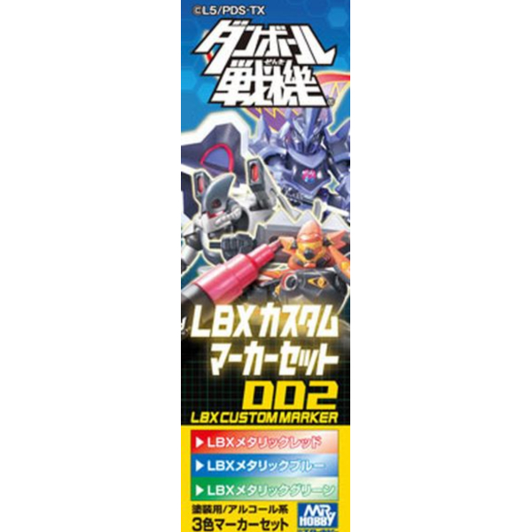 GUNZE 鋼彈麥克筆套裝組 LMS102 紙箱戰機專用 3色 