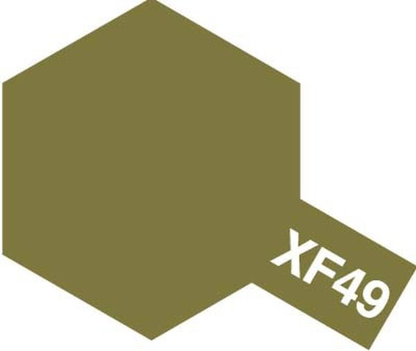 TAMIYA 田宮 水性 XF-49 消光 土黃 Khaki 10ml 