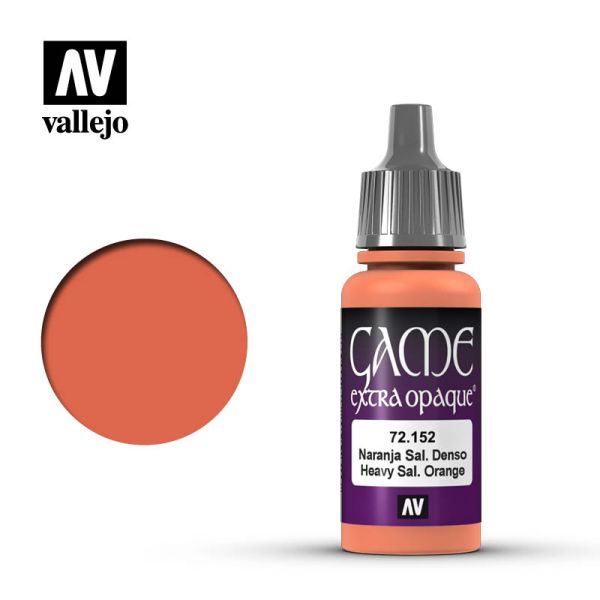 Acrylicos Vallejo AV水漆 遊戲色彩 Game Color 103 72152 重橘色（不透明漆） Heavy Orange 17 ml 