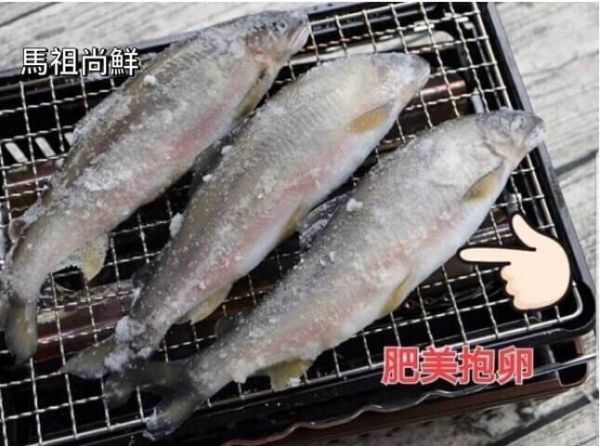 巨無霸(母)香魚每盒600元  【商品規格】：每盒900g4~5尾   【產地】：台灣 