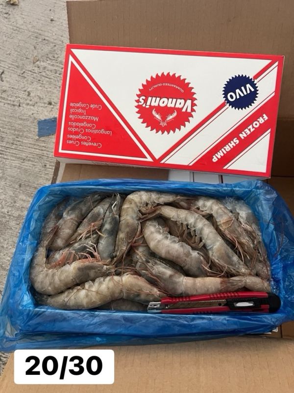 南美白蝦 每盒270元【商品規格】：20/30每盒850公克      【進口產地】：巴拿馬 