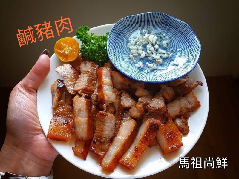 客家鹹豬肉每包180元每包（約320g） 