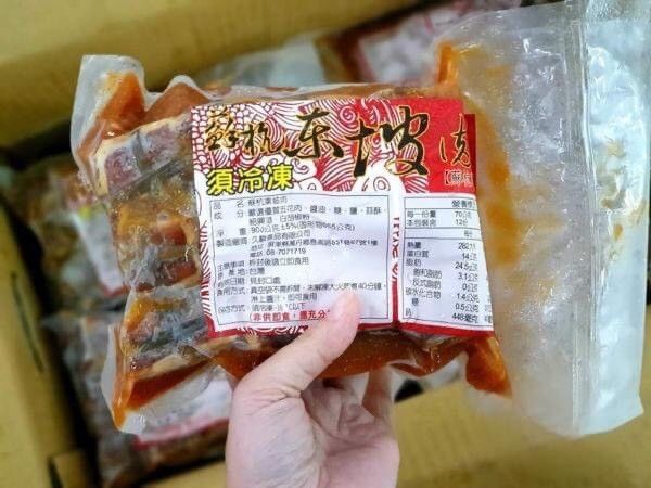 家常東坡肉      每包480元   商品重量：900g±10%(固形量555公克/包） 