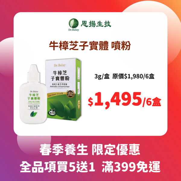 牛樟芝子實體噴粉（3g/盒） 恩揚,牛樟芝,子實體,降火氣,上火,口腔,改善細菌叢生態,牛樟芝功效,牛樟芝三萜類,牛樟芝,牛樟芝子實體噴粉