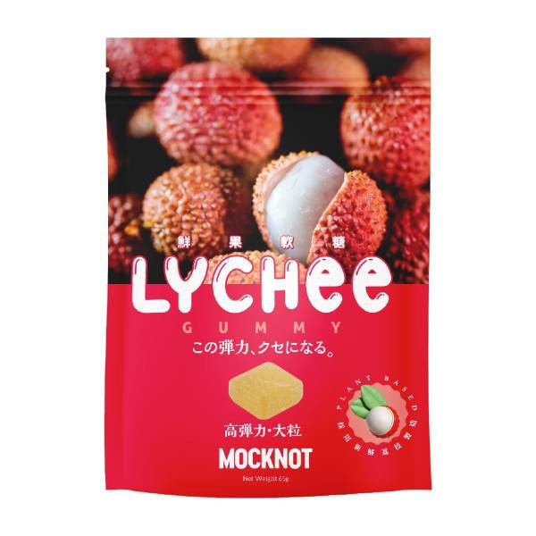 試蔬看｜Mocknot鮮果軟糖(荔枝)65g 