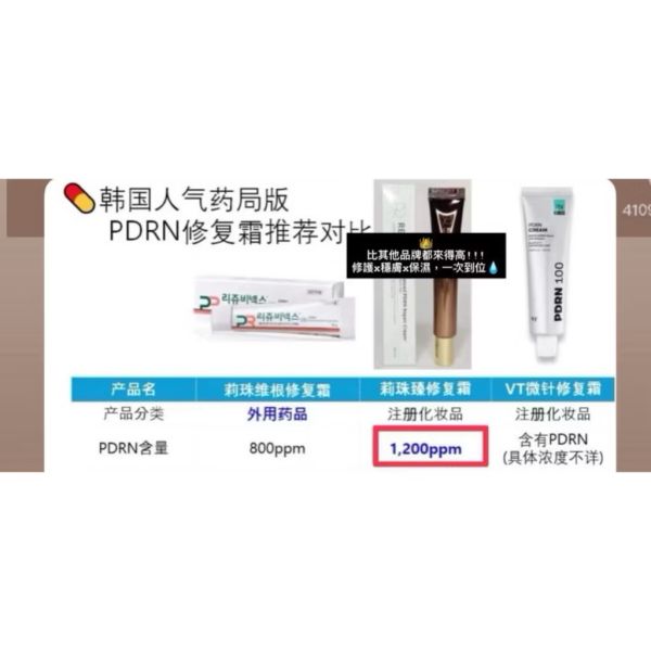 麗珠蘭成分PDRN修復霜 