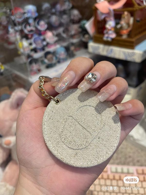 Dior棉麻鏡吊飾♡ 