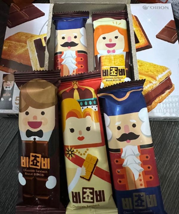 ORION巧克力夾心餅乾，一盒5枚 