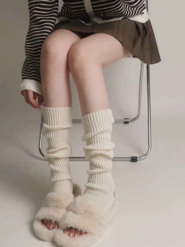 針織襪套-堆堆襪 