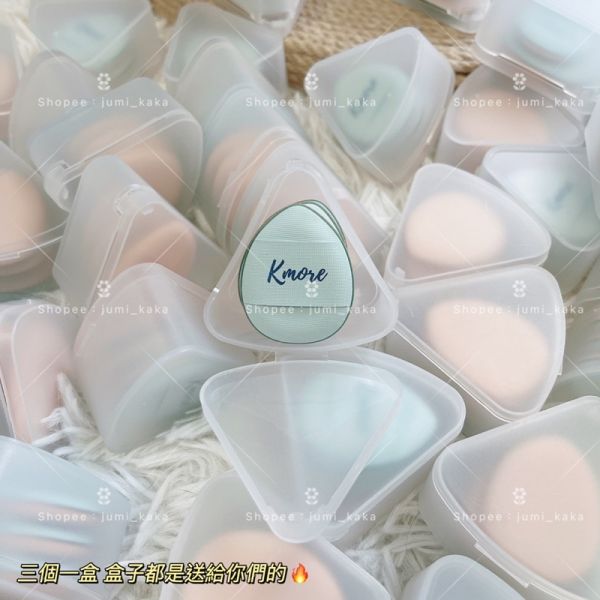 Kmore♡拇指粉撲(買一送二) 
