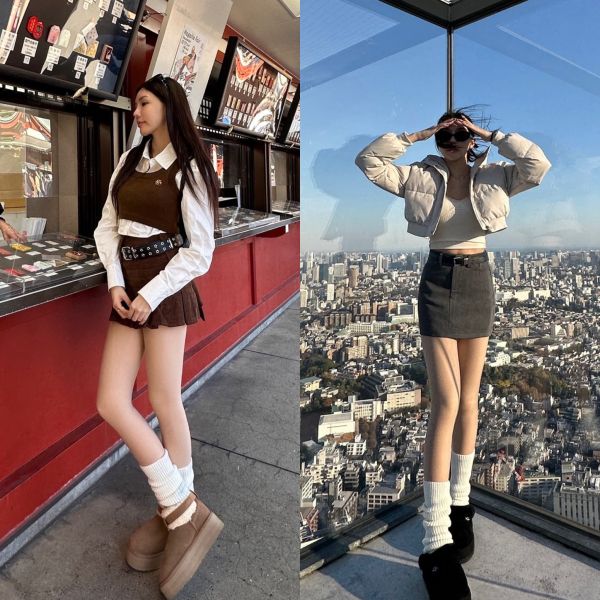 針織襪套-堆堆襪 