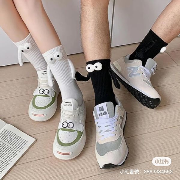 ♡磁吸牽手襪 