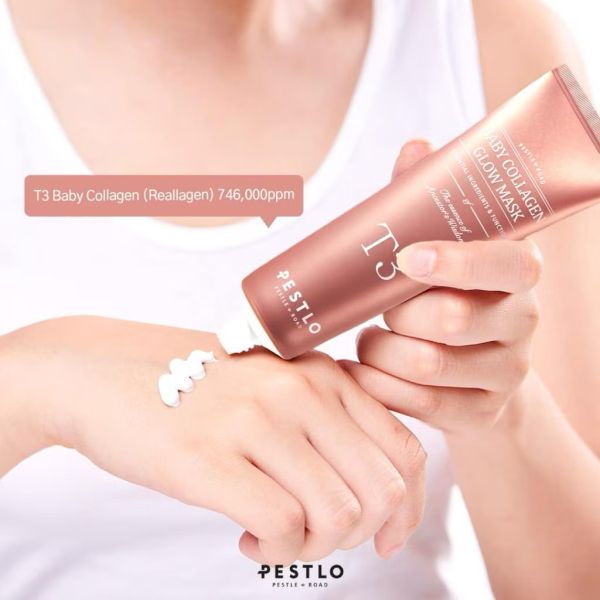 PESTLO T3嬰兒膠原蛋白撕拉水光面膜 